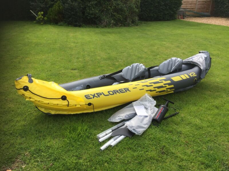 Intex Explorer K2 Inflatable Kayak Canoe Boat For Sale From United Kingdom