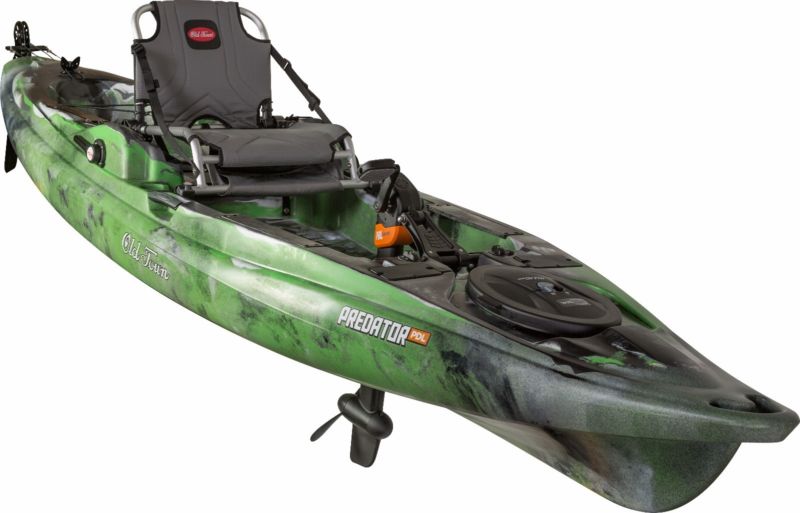 Old Town Predator Pdl pedal Drive Fishing Kayak - Lime Camo for 