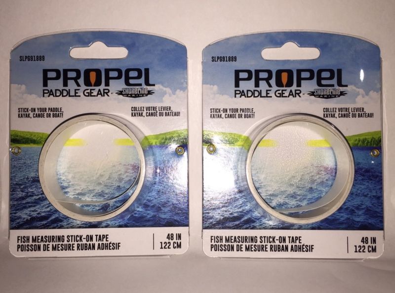 Propel Paddle Gear - Fish Measuring Tape - Stick-On - 48 Water Resistant  NEW!