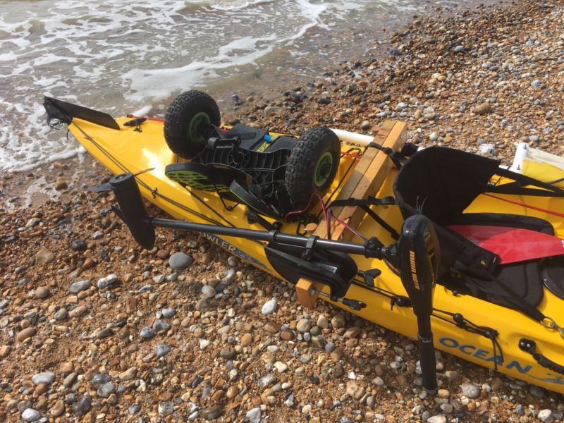 Ocean Kayak Prowler Elite 4.5 With Rudder, Sail & Motor for sale from ...