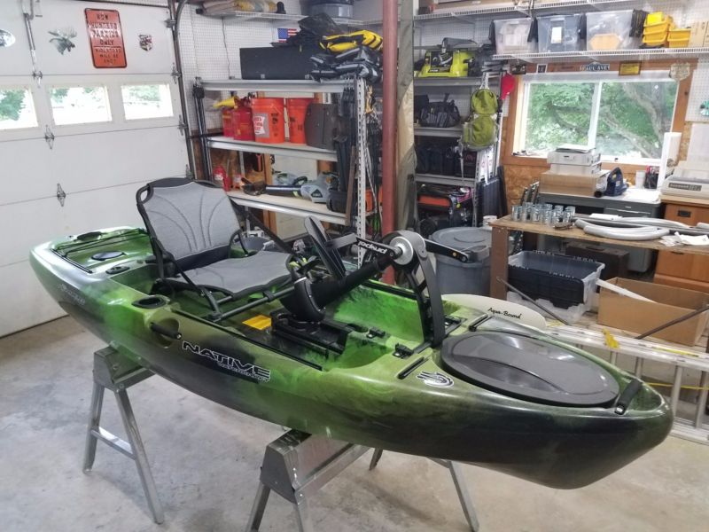 Native Watercraft Slayer Propel 10 Kayak Green With Many Extras for ...