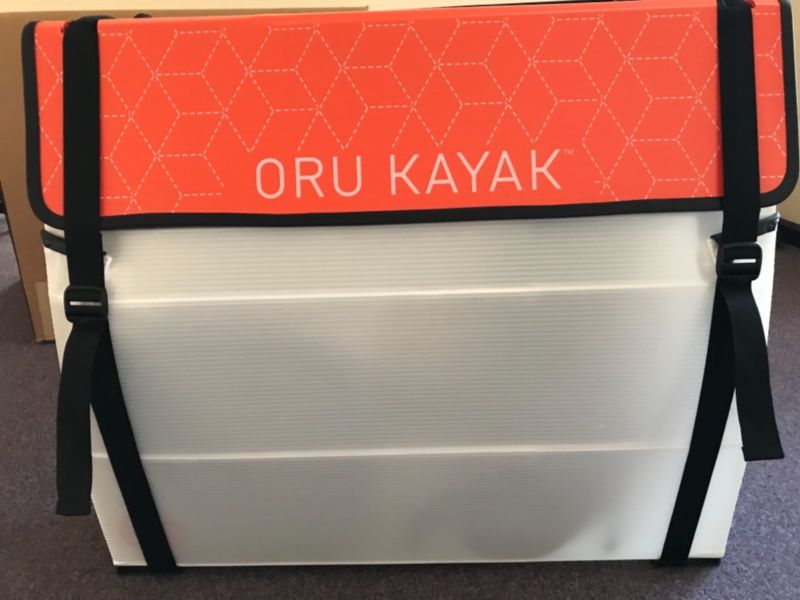 oru bay st kayak, 12' sit inside folding kayak. purchased