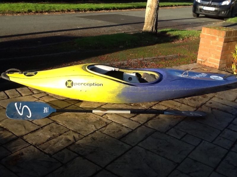 Perception Whiplash Kayak + Paddle And Other Accessories 