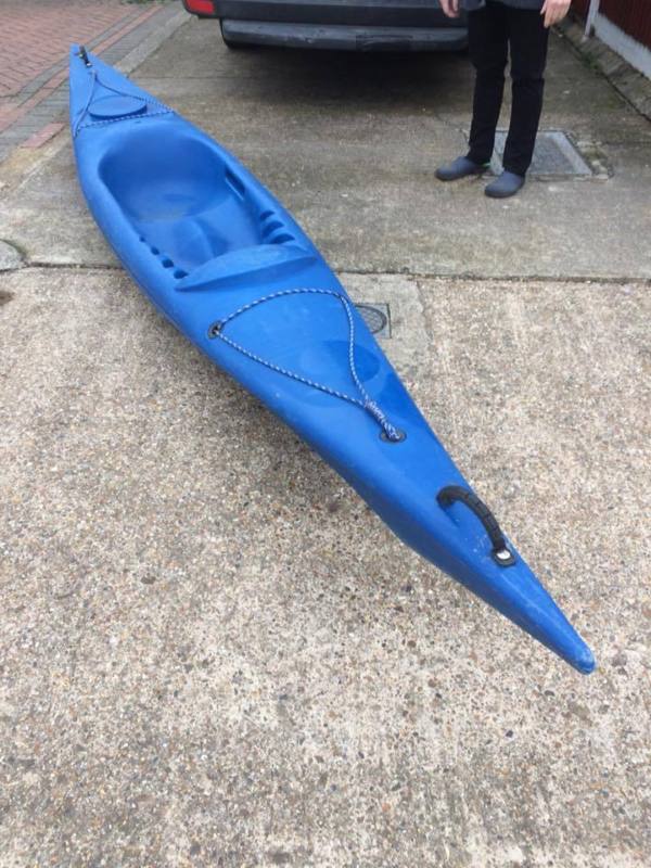 Touring Sit On Top Kayak Blue Used for sale from United