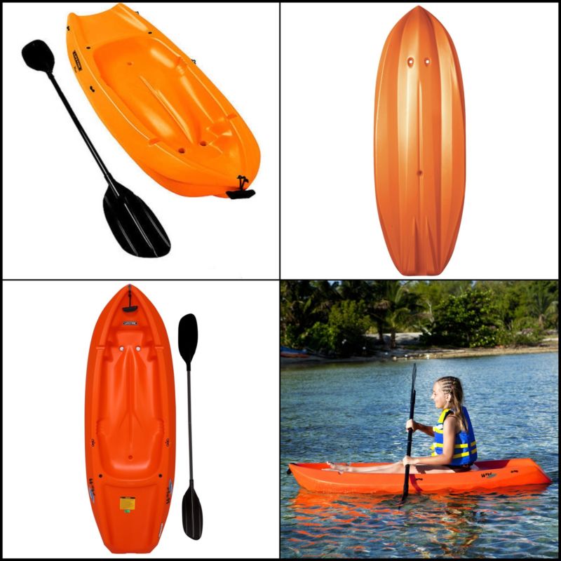 6ft Youth Kayak W Paddle Wave Water Sports Boat Row Kids 