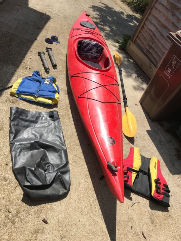 Perception Acadia Touring Kayak Canoe - Reasonable / Good Condition for ...