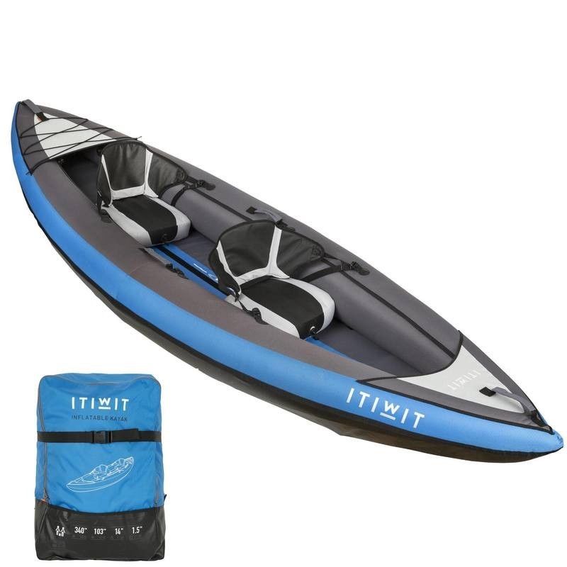 Itiwit 2 Man People Inflatable Kayak Boat Outdoor Advanced Easy ...