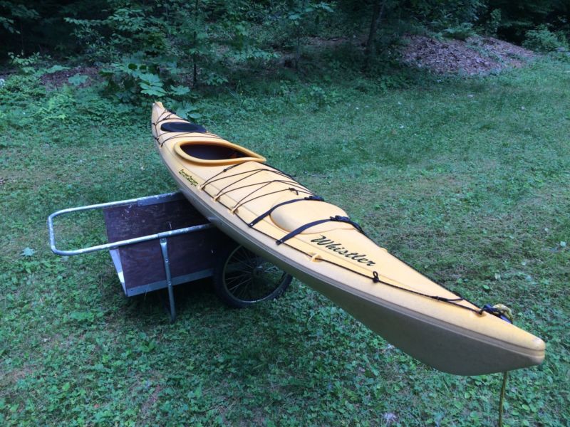 current designs whistler kayak, yellow for sale from