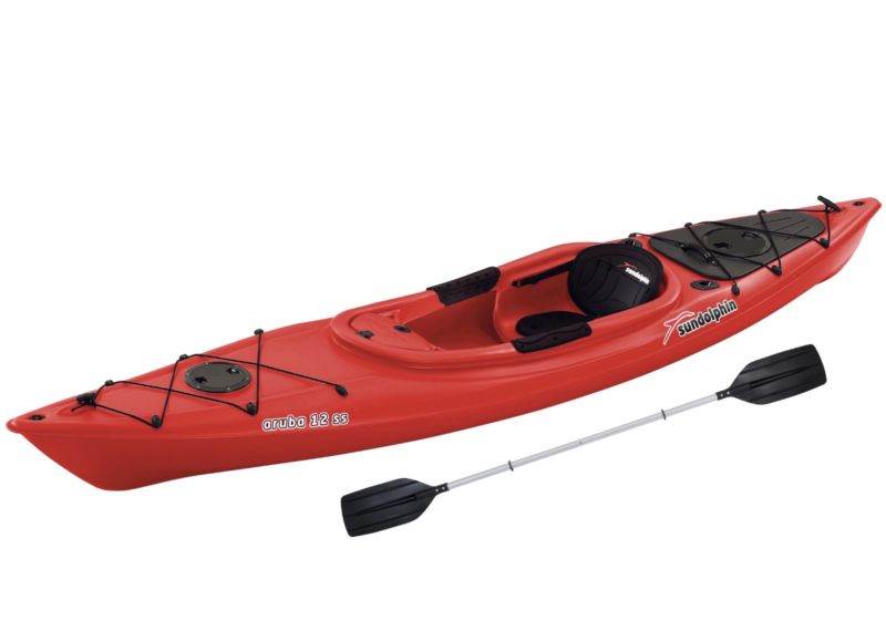 SitIn Kayak 12 Foot Fishing Kayaking Paddle 1Person