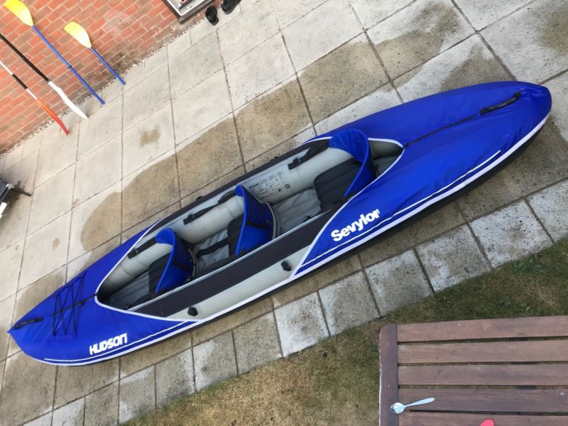 Sevylor Hudson 3-Seater Inflatable Canoe/kayak for sale ...