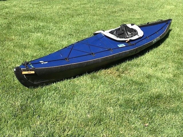 Klepper Alulite Kayak, Blue On Black for sale from United States