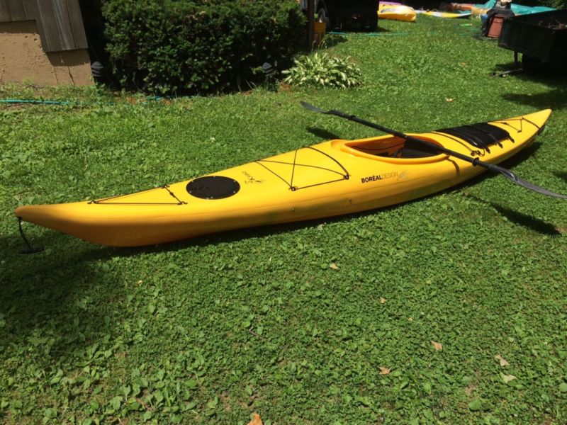 13 Foot Boreal Design Kayak Rudder / Paddle / Cockpit ...