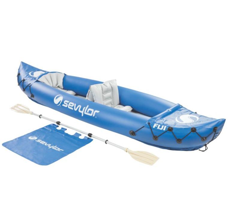 sevylor fiji 2-person inflatable 22 gauge pvc travel pack