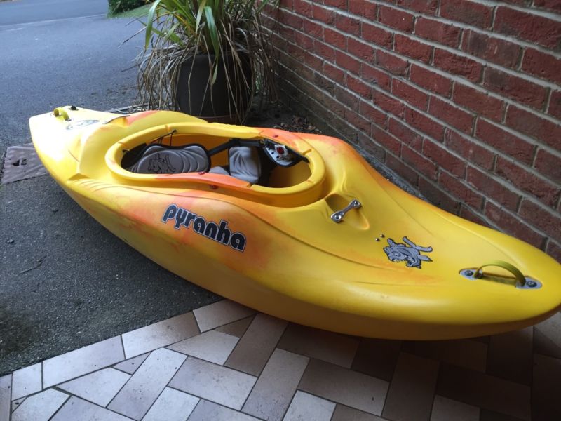 kayak, pyranha i4, river play boat for sale from united