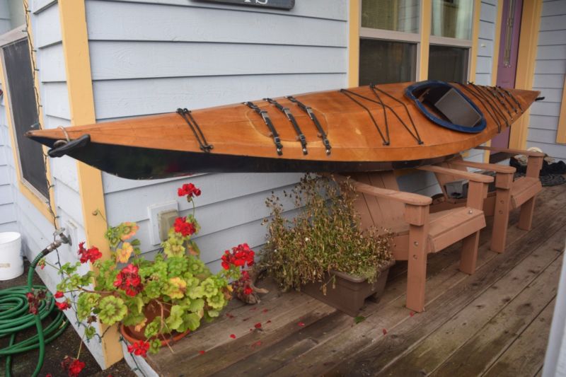 Beautiful Pygmy Arctic Tern Wooden Touring Sea Kayak Only 32 Lbs 14 Ft