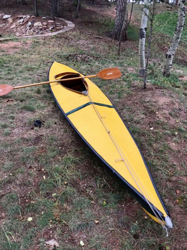 15 foot vintage folbot kayak still in good condition with