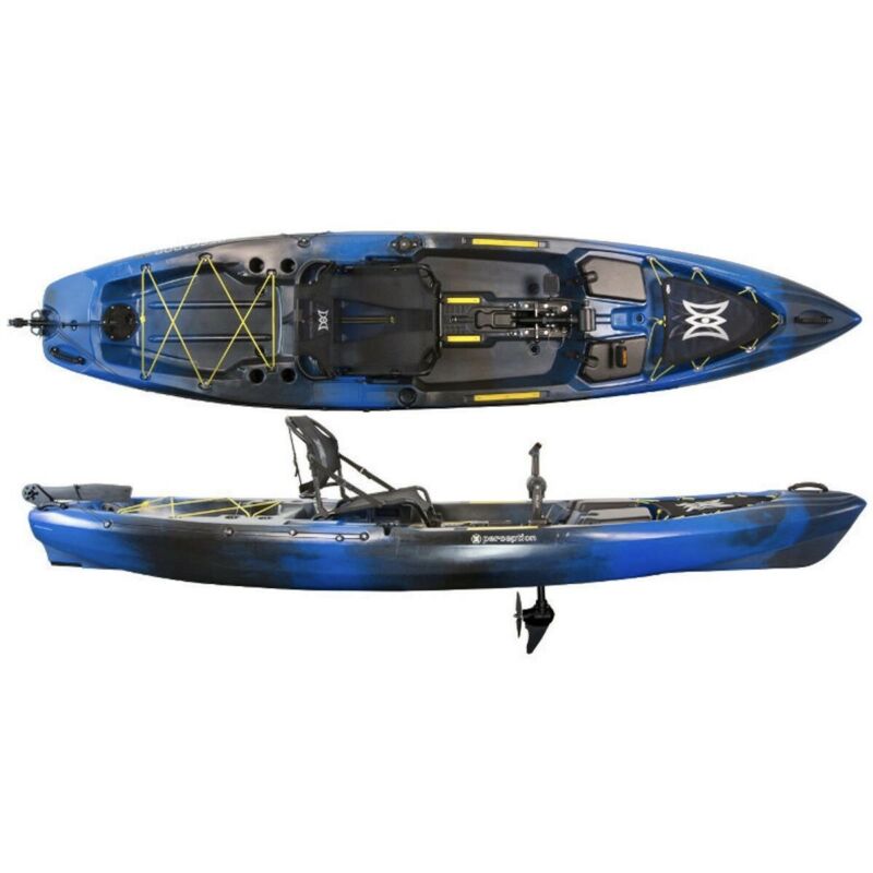 Perception Pescador Pilot Pro 12 Pedal Driven Fishing Kayak - Regular ...