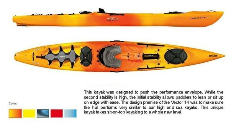 Kayak Sot Necky Vector 14 Foot Performance Sit On Top W ...