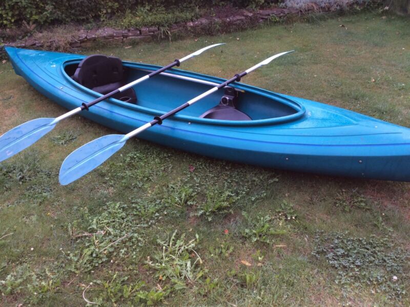 Perception Kiwi Tandem Kayak With Paddles For Sale From United Kingdom