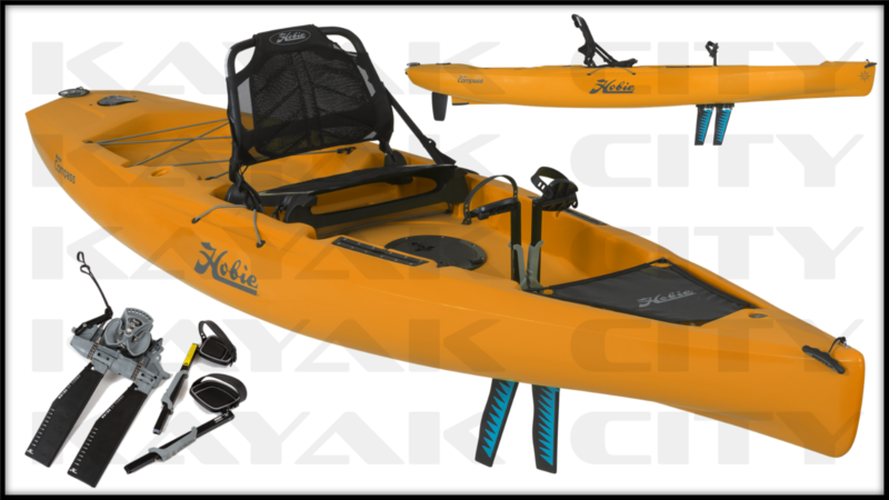 Hobie Mirage Compass Pedal Fishing Kayak w/180 NonArc Drive Package