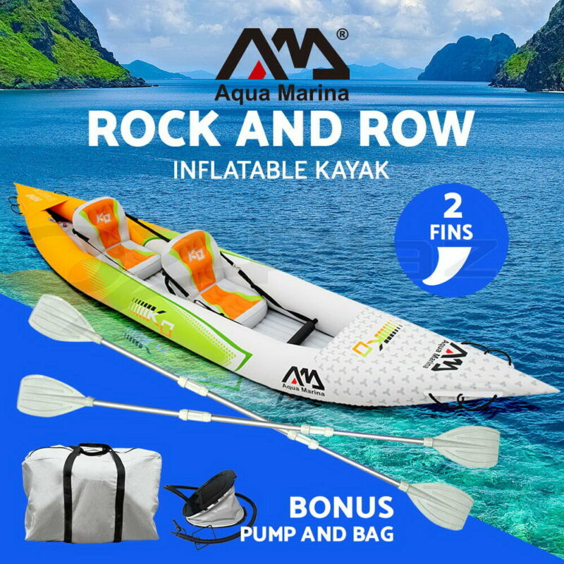 Aqua Marina Inflatable Kayak Kayaks Canoe Raft Fishing ...