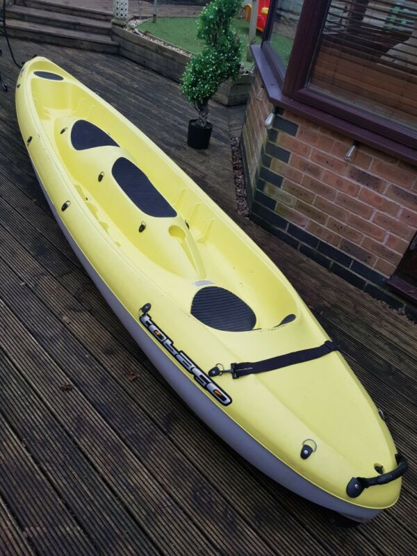 Large Family Tobago 3 Seater Kayak, Fantastic Condition, Yellow for ...