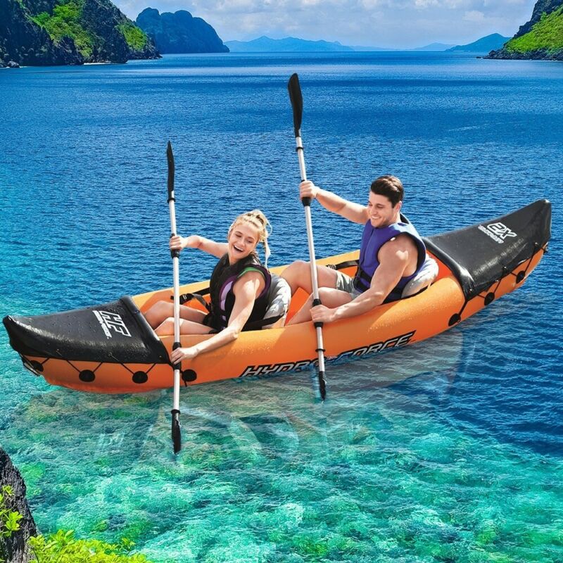 PRODUCT INFORMATIONInflatable Kayak LITE-RAPID Canoe Raft Fishing Boat Padd...