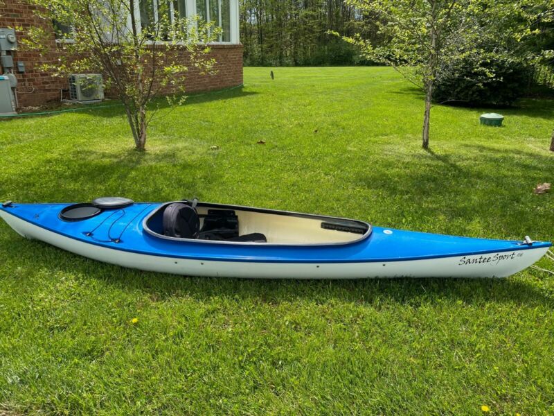 Santee Sport 116 One Person Kayak Canoe With 2 Paddles And Life Vest Included for sale from ...