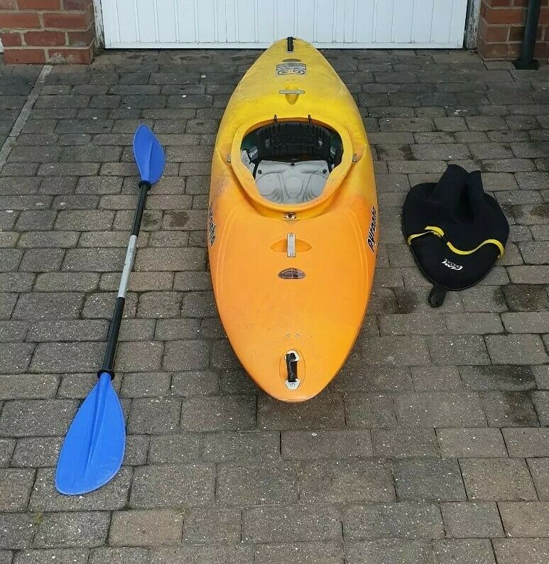 Pyranha G3 Kayak, Paddle And Spray Deck for sale from United Kingdom