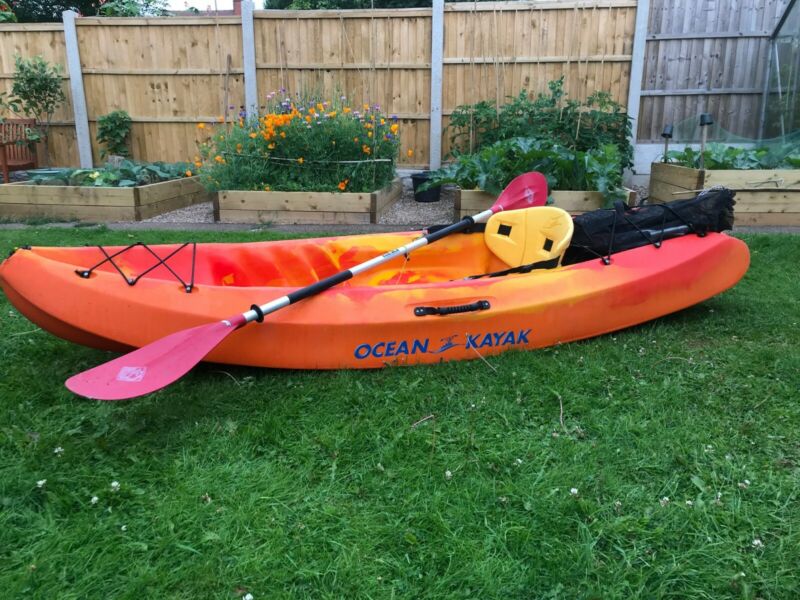 Ocean Frenzy Sit On Top Surf Kayak With Paddle Seat Trolley For Sale From United Kingdom