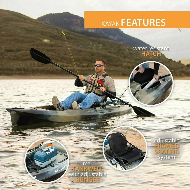 Lifetime Stealth Pro Angler 118 Fishing Kayak- 11'8