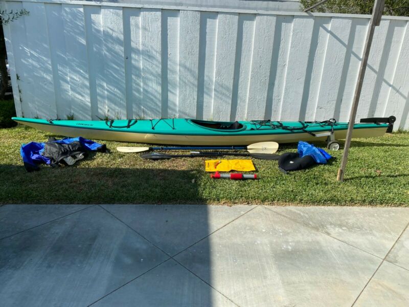 Necky 17' Looksha Iv Fiberglass Sea Kayak for sale from United States