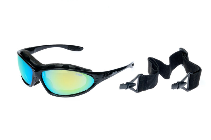 Ravs Sport Glasses Sunglasses Kitesurfbrille Windsurfing with Band and Strap 