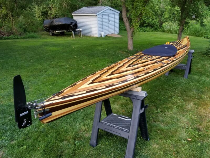 Kayak Wood Strip Cedar Strip Expedition Kayak Custom 18 Foot Long 28
