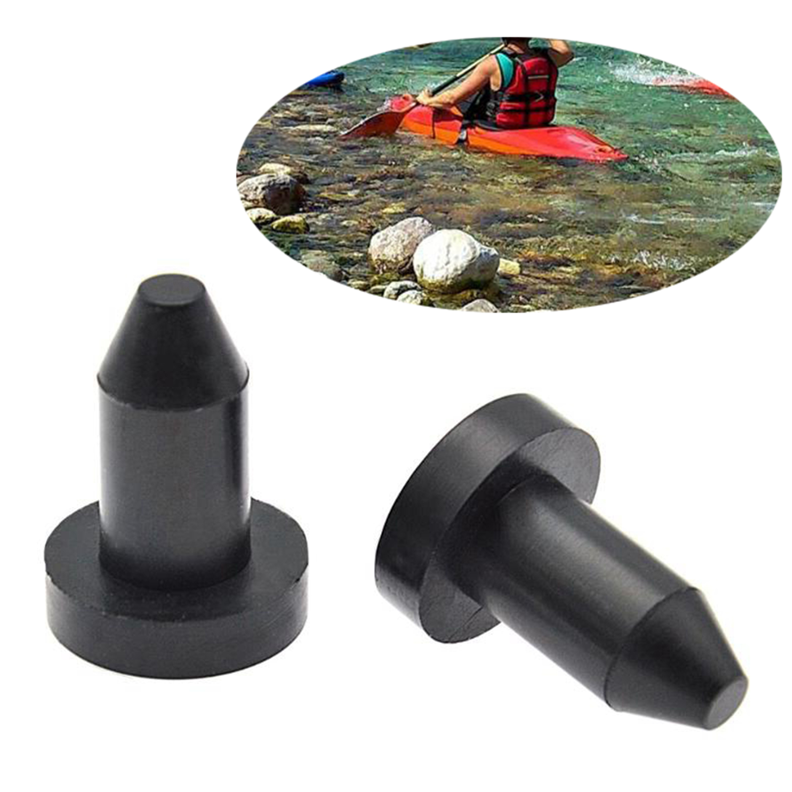 1/2" PushIn Kayak Drain Plugs Canoe Scupper Stoppers For Aruba 8SS