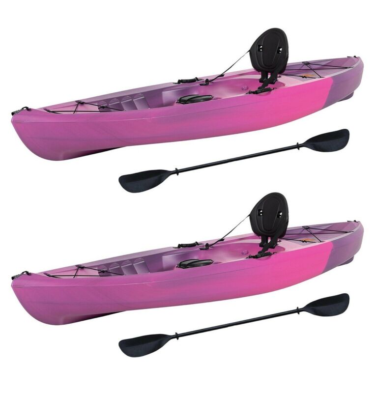 Lifetime Tamarack 100 Sit-On-Top Kayak - 2PACK (Paddles Included) S for ...