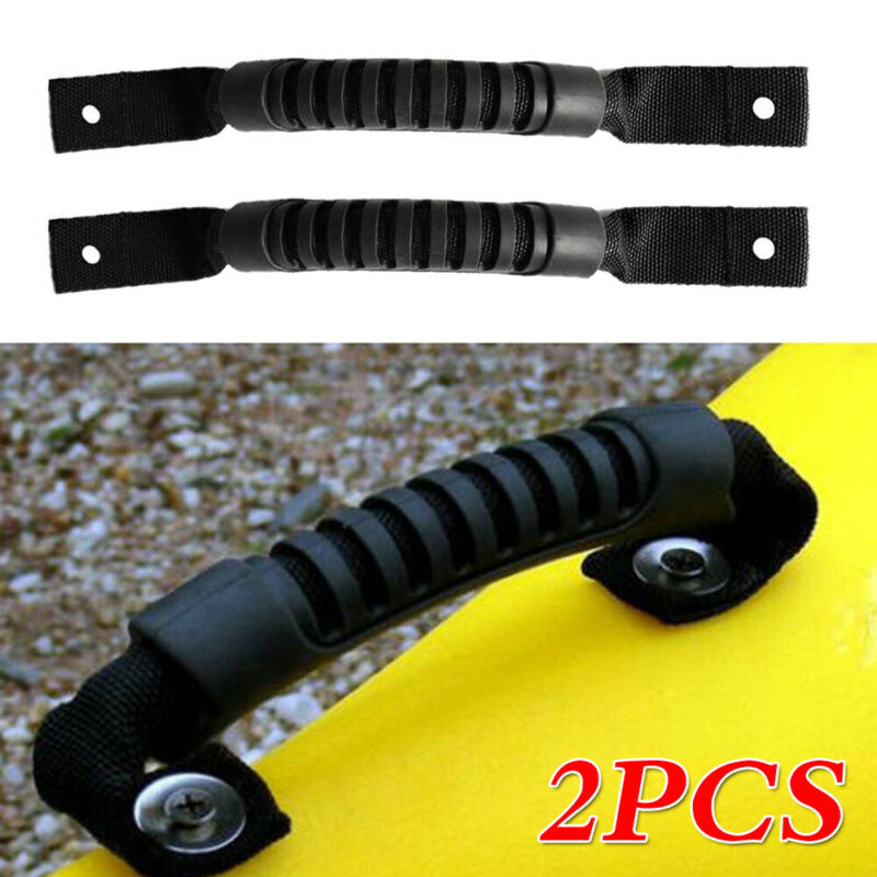 2Pcs Kayak Canoe Boat Side Mount Carry Handles Webbing Hand Fitting ...