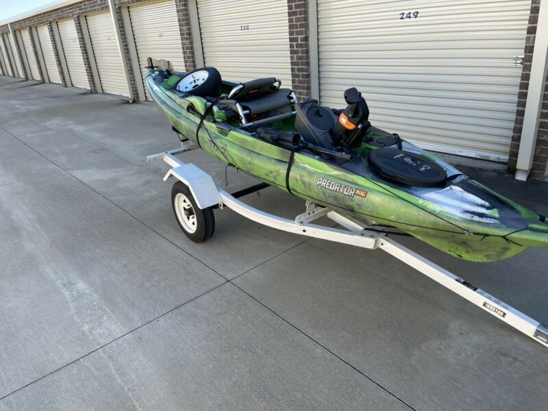 Old Town Predator Pdl Pedal Drive Kayak With Jet Ski Trailer for sale ...