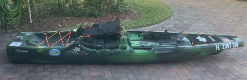 Perception Outlaw Kayak - With Trolling Motor for sale from United States