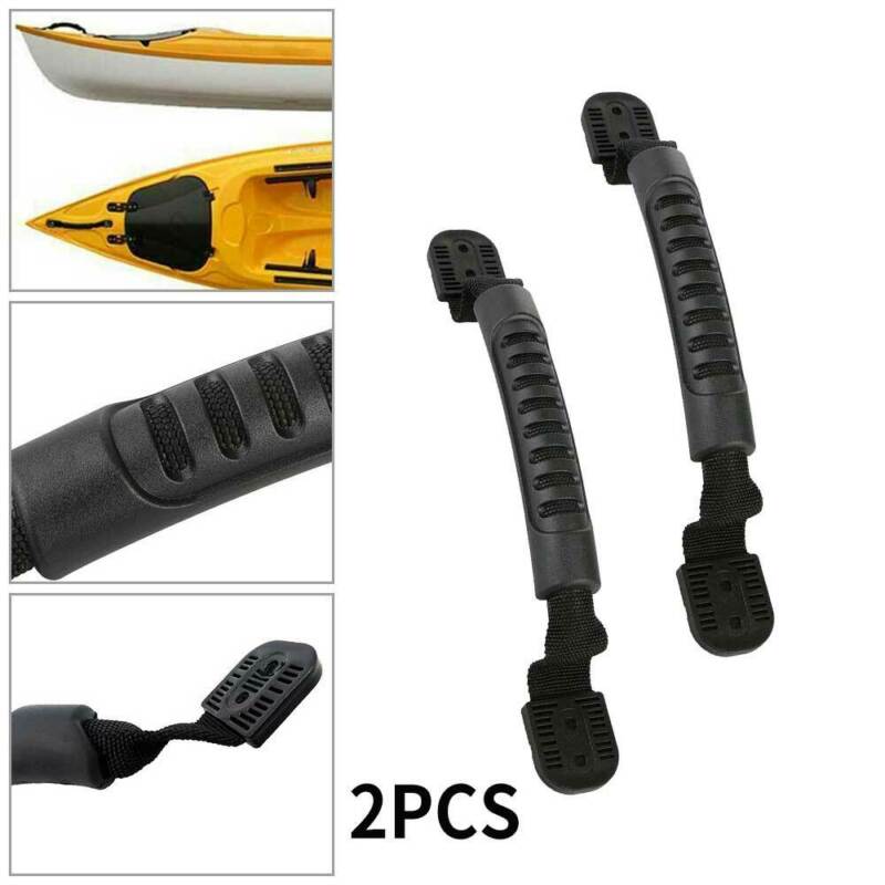 2pcs Kayak Canoe Boat Side Handle With Bungee Cord Mount Accessories ...