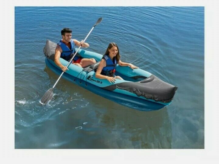 Crivit New Inflatable 2 Person Kayak Kit With Paddle-**brand New Boxed ...