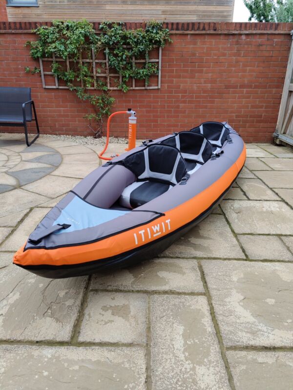 Itiwit 100 2 3 Person Inflatable Kayak Orange For Sale From United