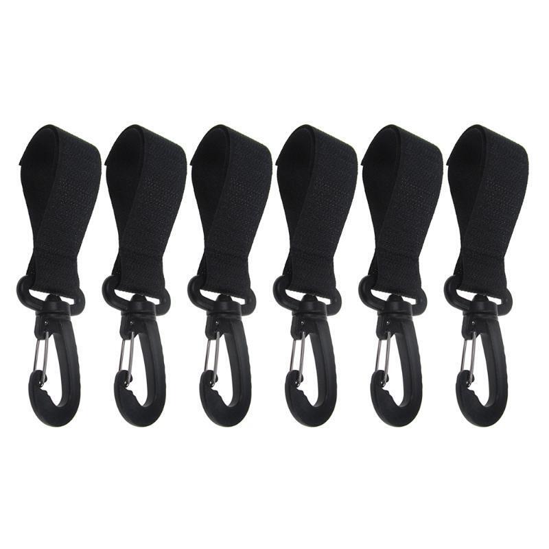 6Pcs Fishing Rod Holder Paddle Buckle Adjustment Webbing Strap Holder ...