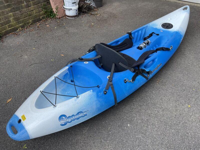 Wavesport Perception Scooter Single Sit On Kayak Blue/White for sale ...