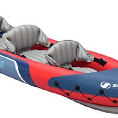 Sevylor Tahiti Plus Pro Kayak 3 Man Person Inflatable 
