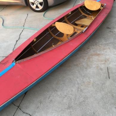 Vintage 17.5' Folbot Super Folding Kayak Project for sale 
