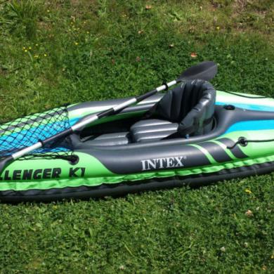 kajak schlauchboot aufblasbares k1 intex