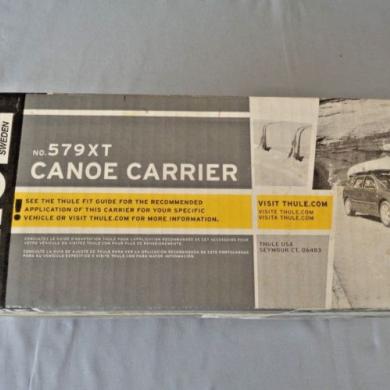 thule canoe carrier 579xt