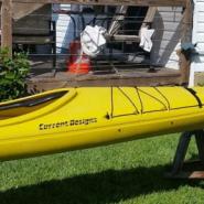 Current Design - Storm Kayak - Yellow - With Rudder for 